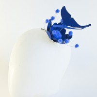 blu fascinator